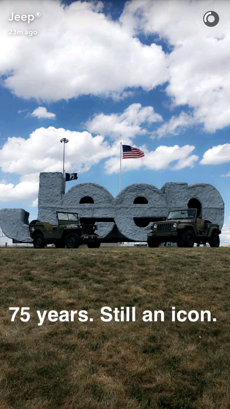 Photo: Jeep/Snapchat